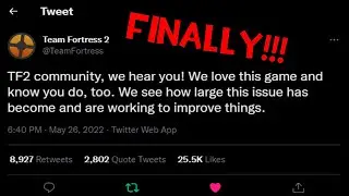 VALVE FINALLY RESPONDED TO THE BOT CRISIS!!! #savetf2