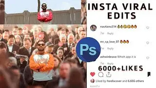 photoshop follow me photo editing tutorial  - instagram viral photo editing tutorial | R4S