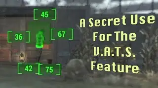 Fallout 4 ~ A Secret Use For The V.A.T.S. Feature