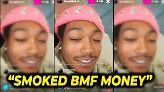 Lil Meech EXPOSED 50 Cent On IG Live Misused BMF Money | 50 Cent Claps Back
