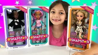 Snapstar Dolls Unboxing PLUS Fashion Packs & Green Screen! #SNAPSTAR