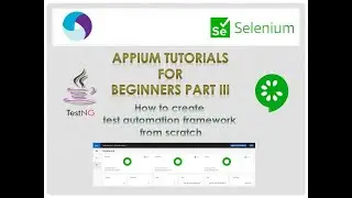 Create Test Automation Framework using Appium, TestNG, Cucumber & Extent Report : IntelliJ