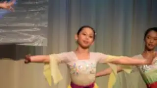 Jessica and Keira dance