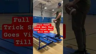 Football Trick Shot Viral On Basketball Court 