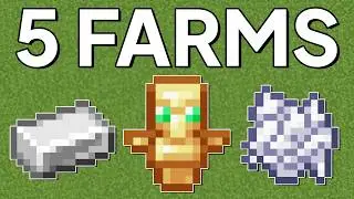 5 BEST STARTER FARMS IN MINECRAFT 1.21.5