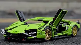 Building Blocks Car Speeding Vehicle Racing Bricks Installation