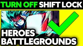 How To Turn Off Shift Lock in Heroes Battlegrounds (2024) - Step by Step