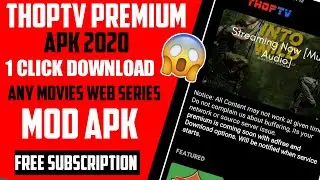 How to Download Movies Series From Thoptv 2020 |1 Click Download | Thoptv Mod Apk | Technical Vegas