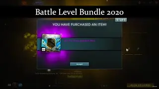 DOTA2 INTERNATIONAL BATTLEPASS 2020 BATTLE BUNDLE OPENING 120 LEVEL