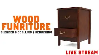 (LIVE FULL) Blender - Bed Side Table 3D Product Model / Render