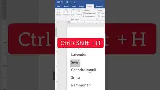 most useful shortcuts with letter "H" In Ms Word #mswordshortcut #mswordtipsandtricks
