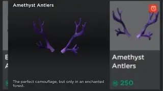 Will the Amethyst Antlers Go Limited? - ROBLOX MEMORIAL DAY SALE 2022??!!!