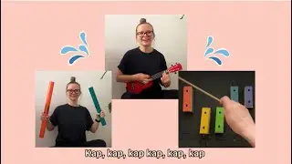 Piosenka “Kap kap kap” z INSTRUMENTACJĄ na dzwonkach i bum bum rurkach