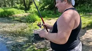 ПАХРА🦈. РЫБАЛКА👍. 18.06.2023. КАРАСЬ И ОКУНЬ КЛЮЕТ🐟🐠