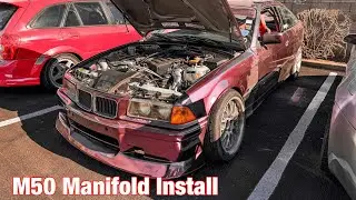 Turbo M52 E36 Pt 3: M50 Manifold Swap, Cold Side Pipe and Water Lines