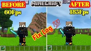 How to fix lag in Minecraft Android Minecraft PE | 1gb,2bg and,3gb Ram