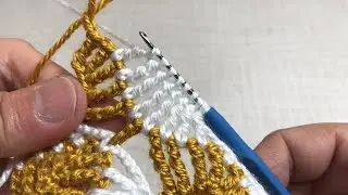 Süper easy crochet knitting tığ işi çam ağacı modeli