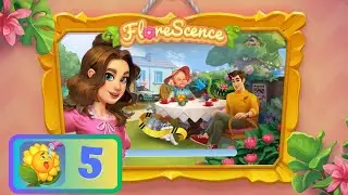 Florescence: Merge Garden - 🌹 Part 5 - Spacious Library - Gameplay