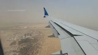 FlyDubai 737MAX8 Landing at Dubai DXB