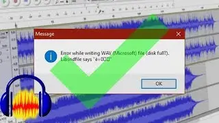 Audacity - How to Fix 