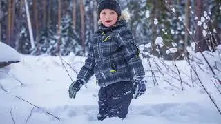 Прогулка в зимнем лесу))