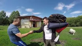 Солоновка, раздаем парапланы