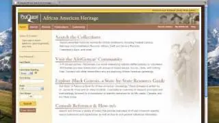 ProQuest African American Heritage
