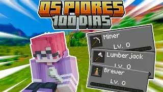 os 100 dias mais MISERÁVEIS do Minecraft