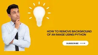 Remove background from an Image by using Python