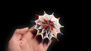 Origami Firework 🔥 - That Can Be Flipped Infinite | Papercrafts | @jonakashima  @EasyOrigamiBR