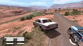 Угоняем машину с прицепа и за нами гонится полиция в beamng drive [рп погони]