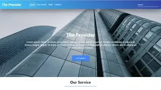Bootstrap 4 Complete Website | Create Professional website | full website for project