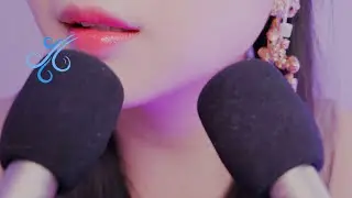 ASMR  Super close ear blowing no talking! ear to ear
