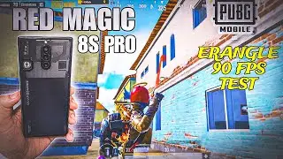 Red Magic 8s Pro 90 fps test in Erangle 🔥 90 fps with fps meter