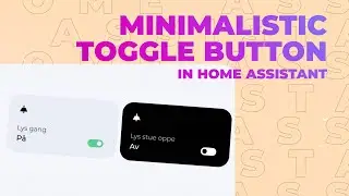 Minimalistic Toggle Button in Home Assistant