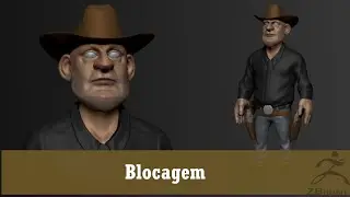 Blocagem de personagem ( processo inicial para criação de personagens 3D)