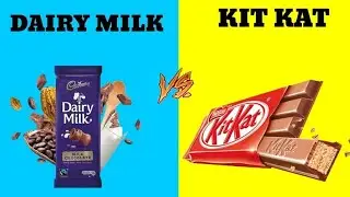 Cadbury Dairy Milk vs Kit Kat Chocolate || Full Comparison in Hindi