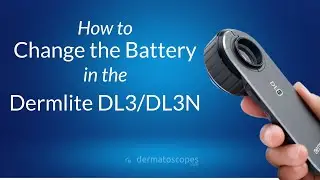 Changing the Battery on the Dermlite DL3N (and DL3)