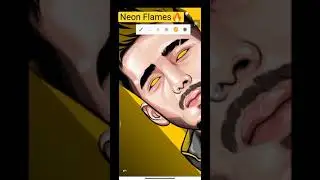 NEON VECTOR FLAMES IN JUST 15 SECONDZLS🔥|SUBSCRIBE US ❤️