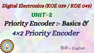 Priority Encoder :- Basics & 4×2 Priority Encoder Designing | Digital Electronics (KOE 039 / 049)