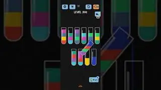 water color sort level 300 walkthrough solutions iOS