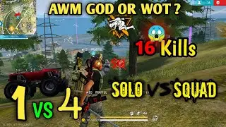 Unbelievable Dragunov Solo vs Squad OverPower Gameplay - Garena Free Fire