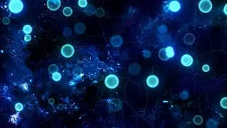 Blue Particles and Textures Background video | Footage | Screensaver