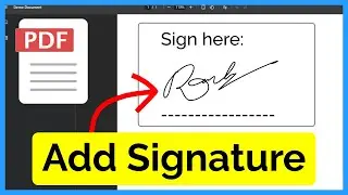 How to Add Signature in PDF file (Easy Way)