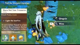 World Quest Share Not Your Treasures - Find the Treasures Location - Genshin Impact Guides