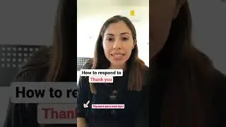 Cómo responder a "thank you"