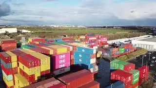 Container Yard Drone