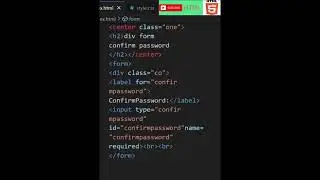 html div form label input confirm password learn 