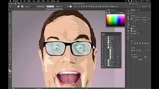 Transparent Gradients creating an alter ego in illustrator part 08