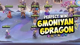 PERFECT WIN COMBO AGGRESIF LATEGAME 6 MONIYAN 6 DRAGON EMPIRE - Magic Chess GOGO